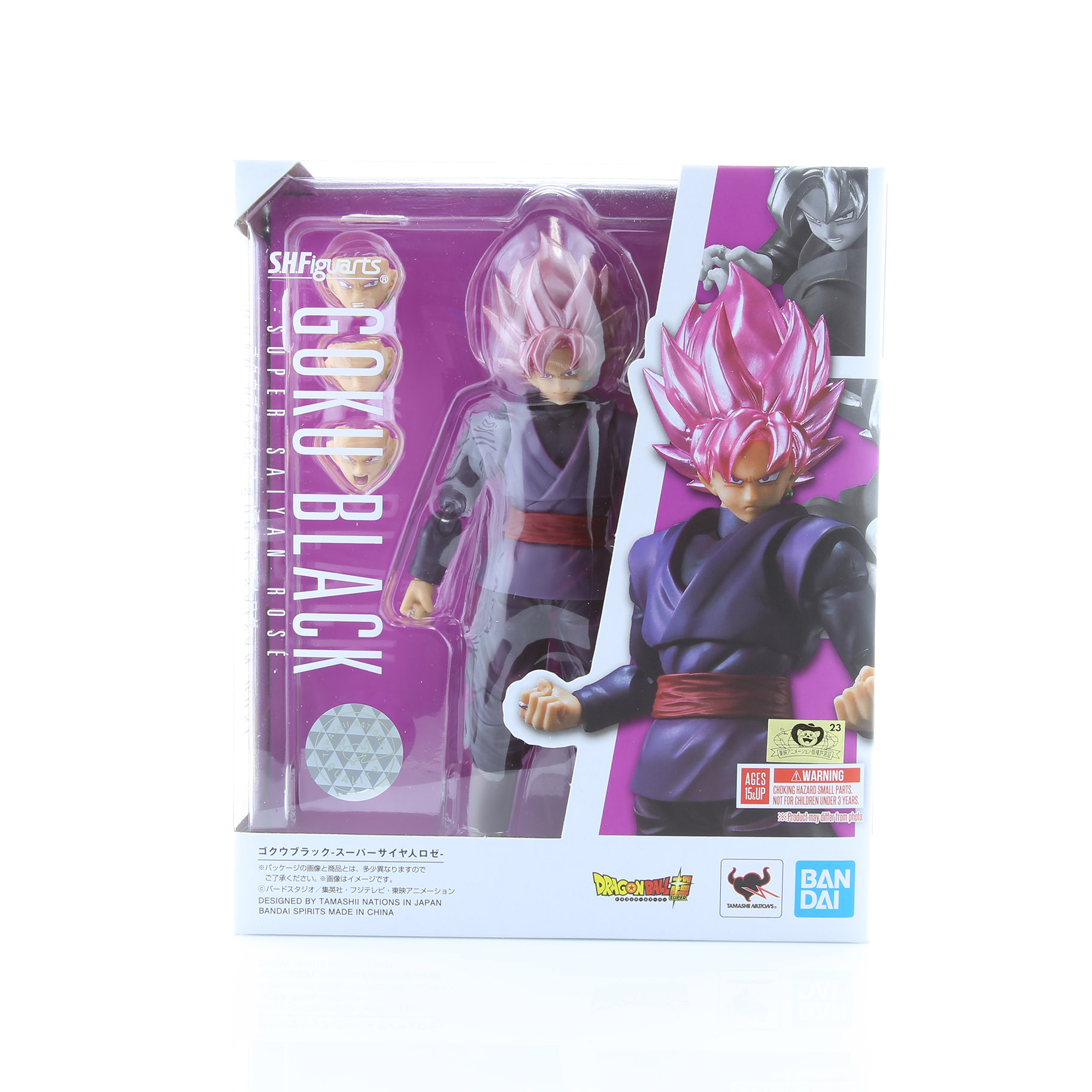 Boneco Goku Black Rose dragonball S sh Figuarts Articulado